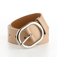 Ремень женский, ширина 4 см, винт, пряжка металл, цвет бежевый Ремень женский, ширина 4 см, винт, пряжка металл, цвет бежевый