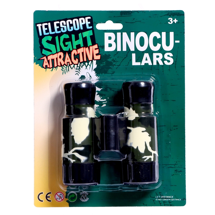 Бинокль разборный &laquo;Партизан&raquo;, с компасом, цвета МИКС