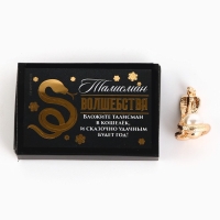 Кошельковый талисман новогодний в коробке &laquo;Новый год: Талисман волшебства&raquo;, фигурка, 5,4 х 3,6 см