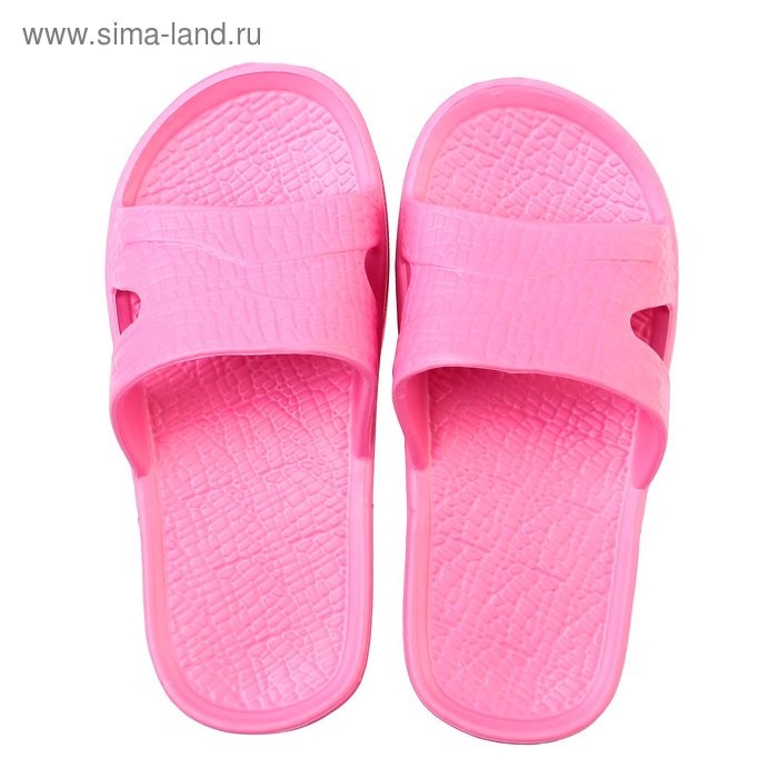 Сланцы для девочки &laquo;Степ&raquo; цвет розовый, размер 29-30