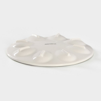 Подставка фарфоровая для яиц Доляна &laquo;Цветы шиповника&raquo;, d=20 см