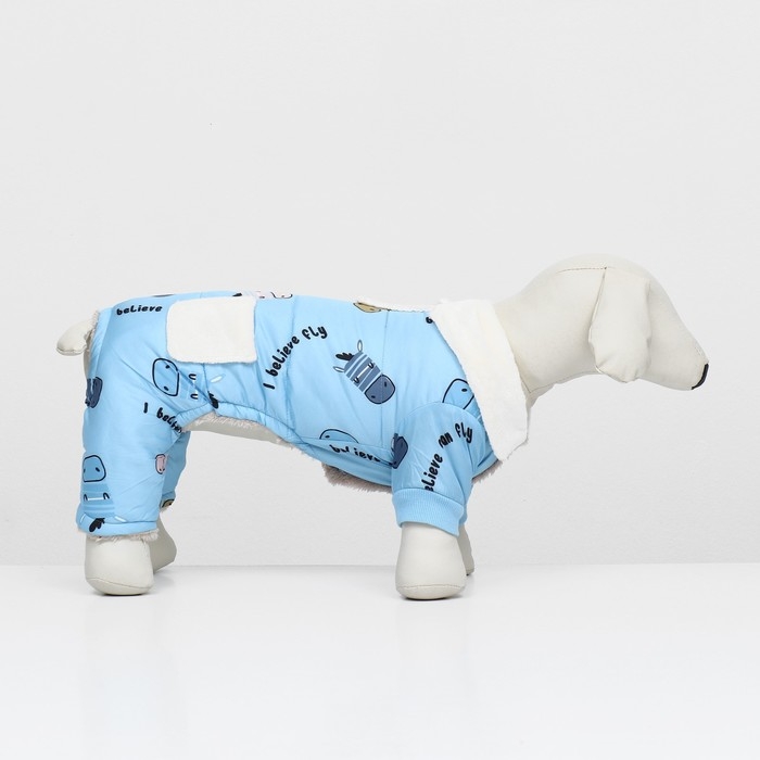 Комбинезон Комбинезон "Метель", размер XS (ДС 20 см, ОГ 30, ОШ 21 см), голубой