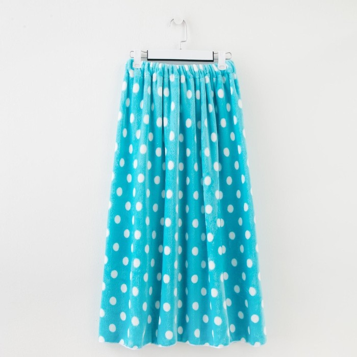 Набор для бани и ванной Этель Набор для бани и ванной Этель "Горох"полотенце-парео 75*120 см+повязка, цв.голубой