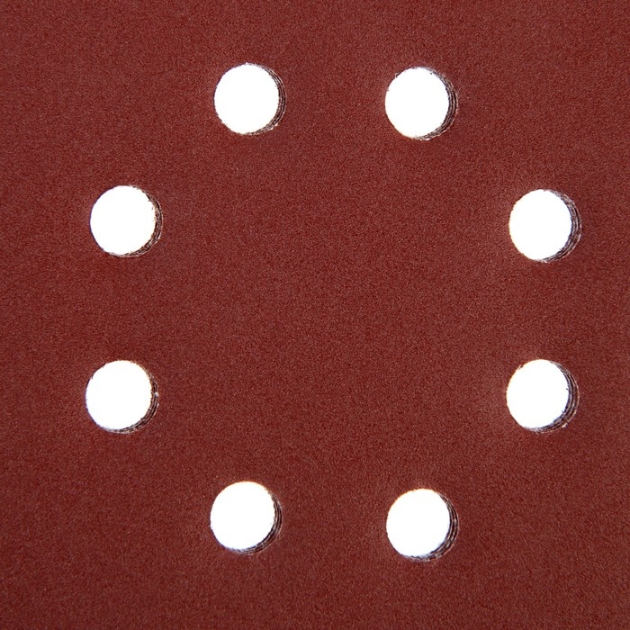 Круг абразивный шлифовальный под Круг абразивный шлифовальный под "липучку" ТУНДРА, перфорированный, 150 мм, Р240, 5 шт.