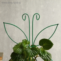 Шпалера, 44 &times; 24 &times; 0.3 см, металл, зелёная, &laquo;Мотылёк&raquo;