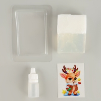 Мыло с картинкой своими руками на новый год «Малыш оленёнок», новогодний набор для творчества Мыло с картинкой своими руками на новый год «Малыш оленёнок», новогодний набор для творчества