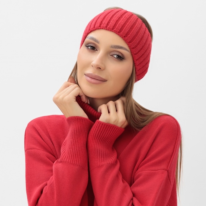 Повязка вязаная однослойная MIST, р. 56-58см, красный Повязка вязаная однослойная MIST, р. 56-58см, красный