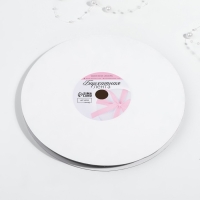 Лента бархатная, с серебряным люрексом, 6 мм, 18 &plusmn; 1 м, цвет серый №184