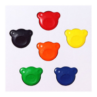 Мелки восковые 6 цветов, Carioca "Baby", фигурные, для малышей Мелки восковые 6 цветов, Carioca "Baby", фигурные, для малышей