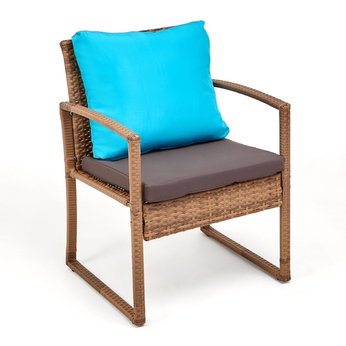 Набор садовой мебели: 2 кресла 56 x 59 x 78 см, стол 43 x 43 х 39 см Набор садовой мебели: 2 кресла 56 x 59 x 78 см, стол 43 x 43 х 39 см