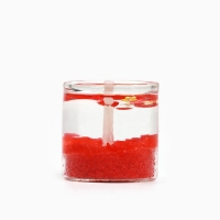 Новогодняя свеча гелевая Зима это &laquo;Новый год: Волшебной зимы&raquo;, 2,5 х 2,5 х 2,5 см