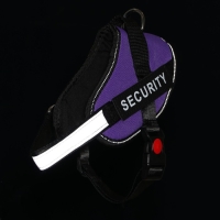 Шлейка К9 мягкая светоотражающая, размер S, ОГ 45-55 см, вес 5-12,5 кг, фиолетовая Шлейка К9 мягкая светоотражающая, размер S, ОГ 45-55 см, вес 5-12,5 кг, фиолетовая