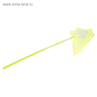 Сачок детский "Звёздочка" бамбуковая ручка: 80 см, d=20 см, цвет МИКС