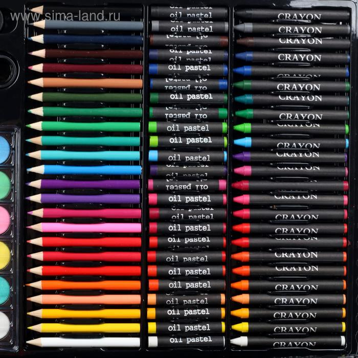 Набор для рисования 150 предметов, в пластиковом чемоданчике