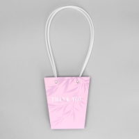 Переноска для цветов «Благодарю», 13.5 х 15 х 9.5 см Переноска для цветов «Благодарю», 13.5 х 15 х 9.5 см