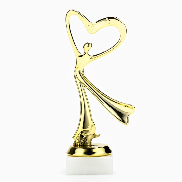 Кубок &laquo;Девушка в полете&raquo;, наградная фигура, подставка камень, 18 х 8 х 5 см