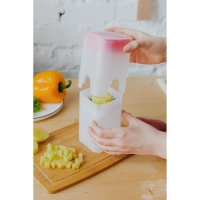 Овощерезка, 10&times;8&times;13,5 см, цвет белый