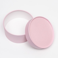 Подарочная коробка "Нежность" розовая, завальцованная без окна, 18 х 10 см