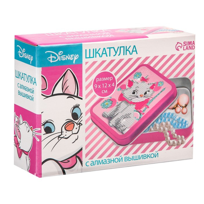 Алмазная мозаика на шкатулке, 11.5 х 8.5 см, Коты Аристократы Алмазная мозаика на шкатулке, 11.5 х 8.5 см, Коты Аристократы