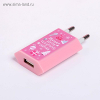 Зарядное устройство, попсокет, наушники, флешка и штекер &laquo;Magic winter box&raquo;, набор