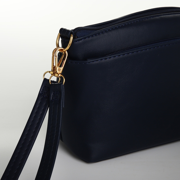 Сумка женская кросс-боди на молнии, цвет синий Сумка женская кросс-боди на молнии, цвет синий