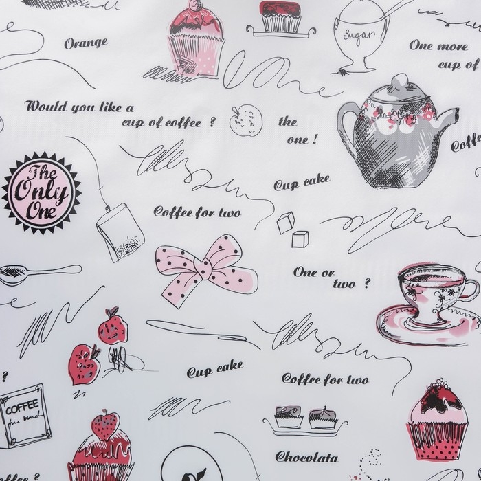 Клеёнка на стол Доляна &laquo;Чай&raquo;, на нетканой основе, ширина 137 см, толщина 0,2 мм, рулон 20 м