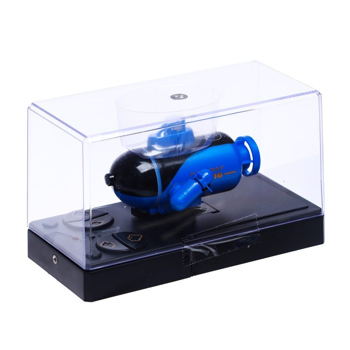 Подводная лодка радиоуправляемая &laquo;Батискаф&raquo;, световые эффекты, цвет синий