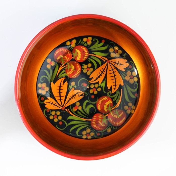 Чашка &laquo;Ягодка&raquo;, большая, 16&times;7см, хохлома