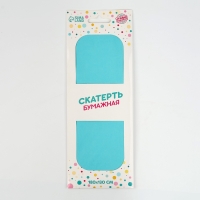 Скатерть бумажная 180*130 24гр голубой Скатерть бумажная 180*130 24гр голубой