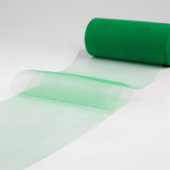 Фатин, 15 см, 11 &plusmn; 1 г/кв.м, 23 &plusmn; 1 м, цвет тёмно-зелёный №17