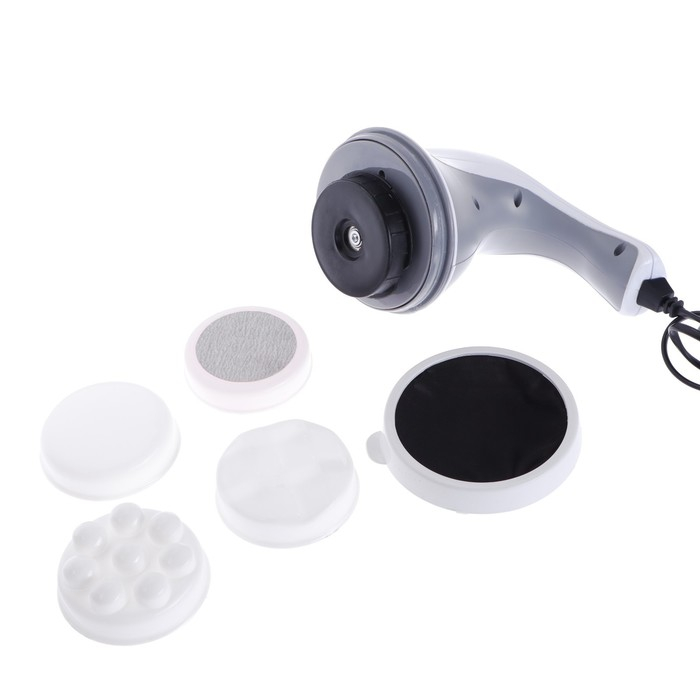 Массажёр для тела Centek CT-2603, 25 Вт, 4 насадки, 7 режимов, вибрационный, серый Массажёр для тела Centek CT-2603, 25 Вт, 4 насадки, 7 режимов, вибрационный, серый