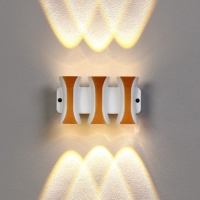 Светильник фасадный &laquo;Элегант&raquo;, FSD-042, 6 Вт, 3000К, 3 луча, IP65, 220 В, пластик, белый