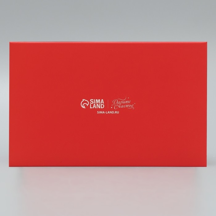 Коробка складная с двусторонним нанесением &laquo;Почта счастья&raquo;, 16 х 10 х 10 см, Новый год