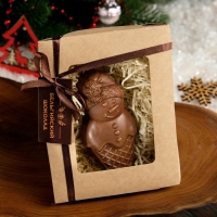 Шоколадная фигурка Снеговик-мороженка, 80 г