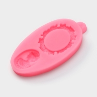 Молд Доляна &laquo;Рамка и портрет&raquo;, силикон, 8,5&times;4,5 см, цвет розовый