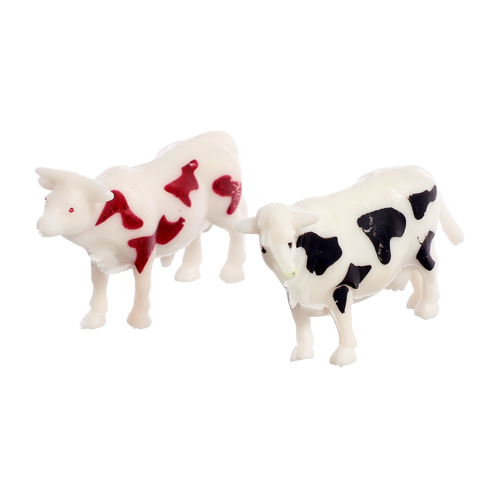 Набор животных с обучающими карточками &laquo;Фермерское хозяйство&raquo;, животные пластик, карточки, по методике Монтессори