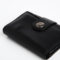 Портмоне мужское на магните, отдел для купюр, для карт, для монет, цвет чёрный Портмоне мужское на магните, отдел для купюр, для карт, для монет, цвет чёрный