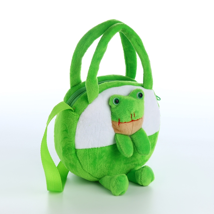 Сумка детская на молнии «Выбражулька», цвет зелёный Сумка детская на молнии «Выбражулька», цвет зелёный