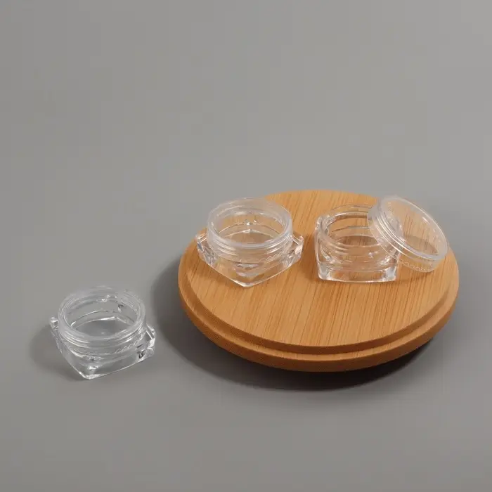 Баночки для хранения, 3 мл, набор - 3 шт., прозрачная