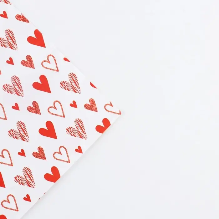 Бумага упаковочная глянцевая двухсторонняя &laquo;Там, где живёт любовь&raquo;, 70 х 100 см