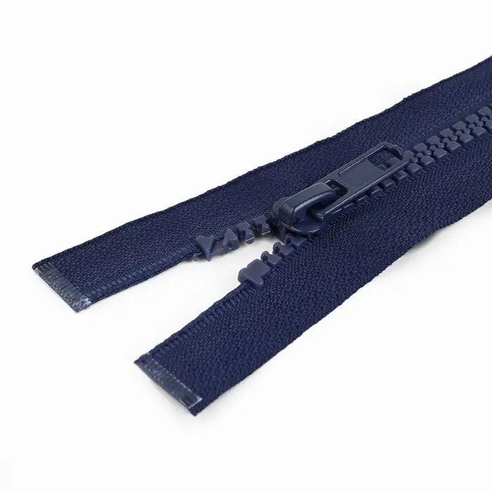 Молния &laquo;Трактор&raquo;, №5, разъёмная, 2 замка, замки автомат, 100 см, тёмно-синяя