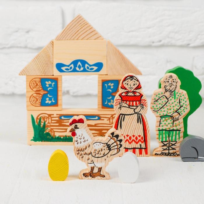 Конструктор &laquo;Сказки. Курочка Ряба&raquo;, 17 элементов