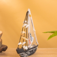 Сувенир "Кораблик с ракушками", 13х3х18 см