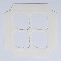 Коробка для капкейка &laquo;Подарок от Деда Мороза&raquo;, 16 х 16 х 10 см, Новый год