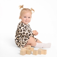 Боди-платье Крошка Я &laquo;Леопард&raquo;, рост 86-92 см