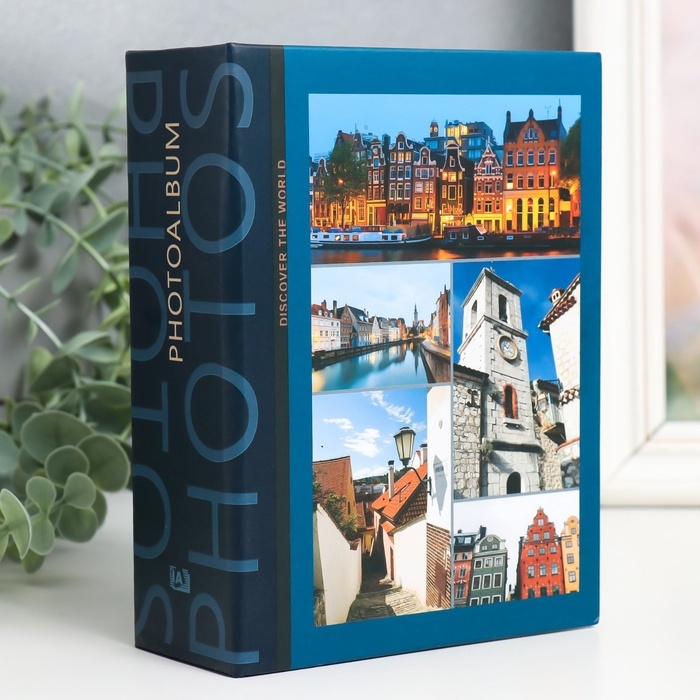 Фотоальбом "Города"  50 листов 100 фотографий  10х15 см