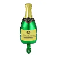 Воздушный шар фольгированный 9" &laquo;Бутылка шампанского&raquo;, для палочки