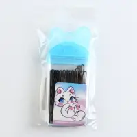 Невидимки для волос &laquo;Милый котик&raquo; , 20 шт., длина невидимки 5 см