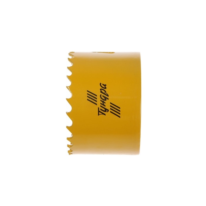 Коронка биметаллическая ТУНДРА, 64 мм, M16 с дополнительной фиксацией Коронка биметаллическая ТУНДРА, 64 мм, M16 с дополнительной фиксацией