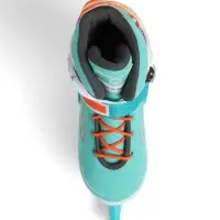 Коньки детские раздвижные BlackAqua, р. 27-30, для фитнеса, мятные, оранжевые